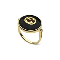 Anello Gucci Donna Interlocking in Oro YBC786604001015 - YBC786604001015